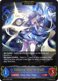 Velharia, Heir to Truth (Evolved)