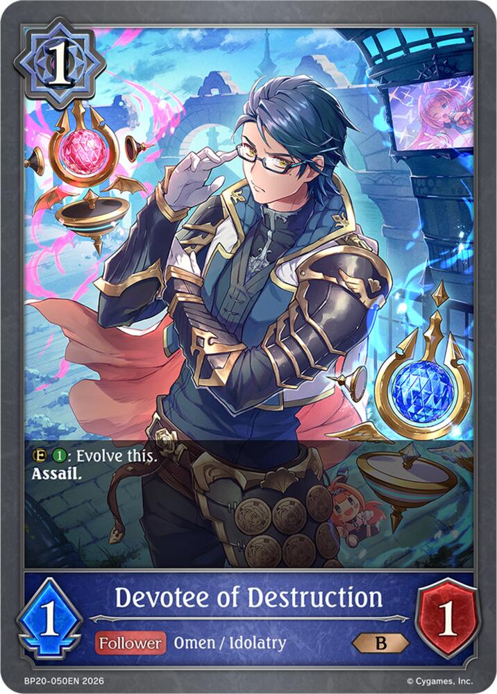 Devotee of Destruction (BP20: Omens and Heirs) — Shadowverse: Evolve card