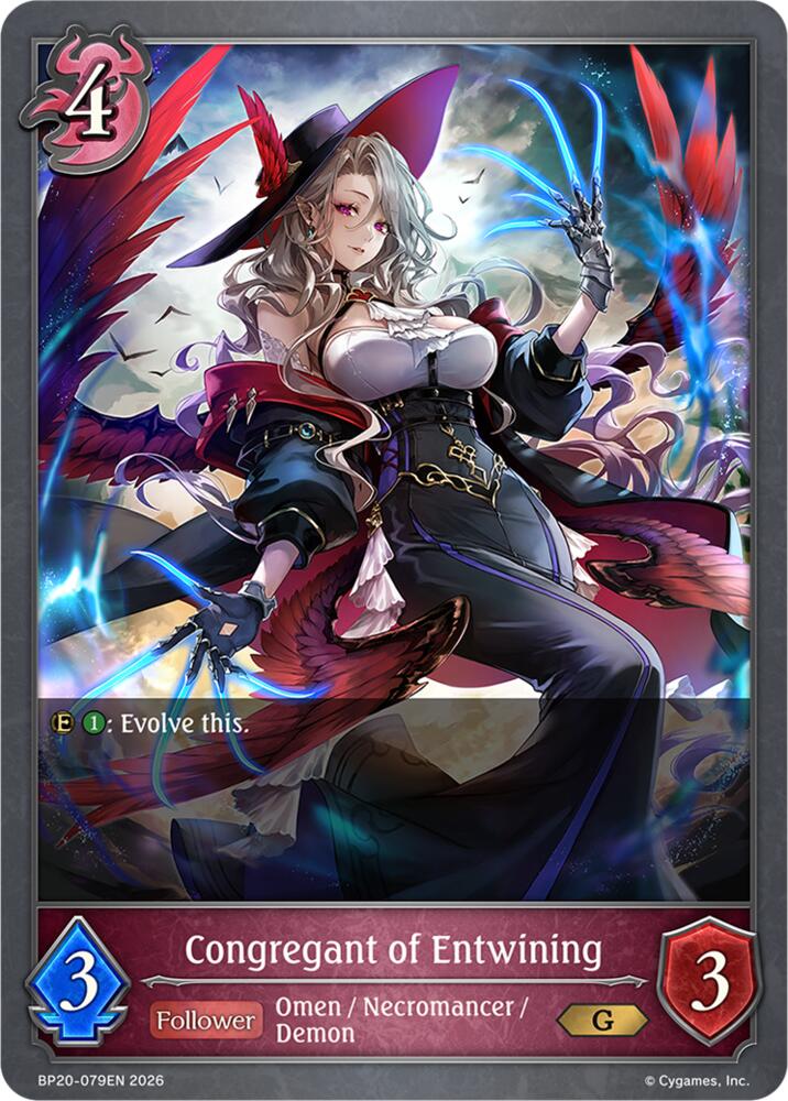 Congregant of Entwining (BP20: Omens and Heirs) — Shadowverse: Evolve card