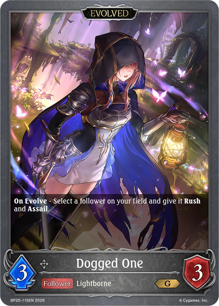 Dogged One (Evolved) (BP20: Omens and Heirs) — Shadowverse: Evolve card