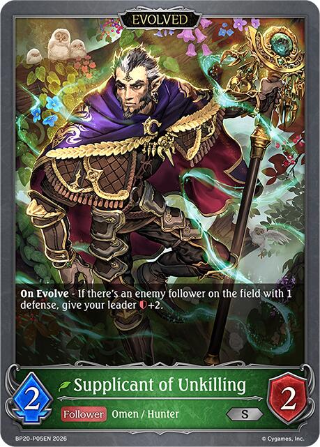 Supplicant of Unkilling (Evolved) (BP20: Omens and Heirs) — Shadowverse: Evolve card