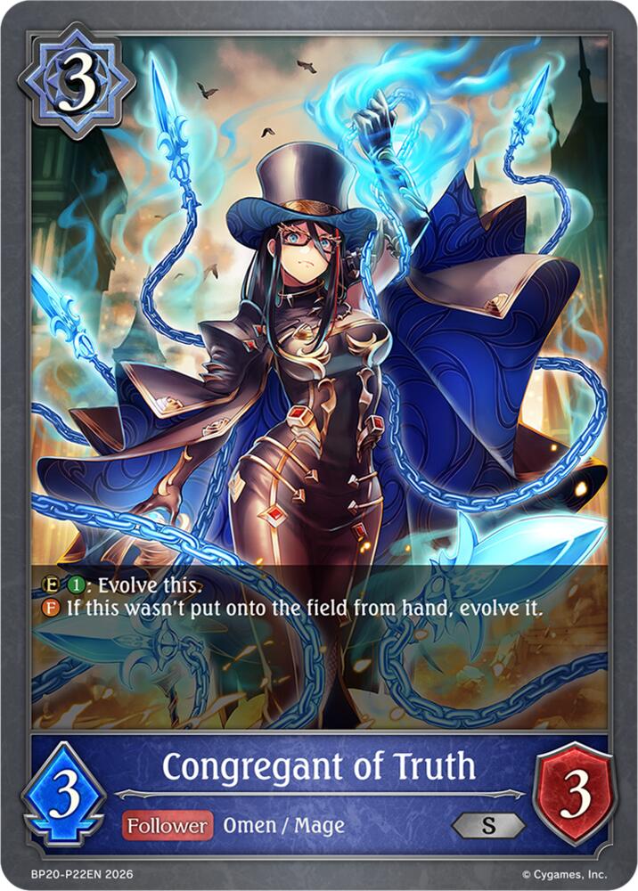 Congregant of Truth (BP20: Omens and Heirs) — Shadowverse: Evolve card