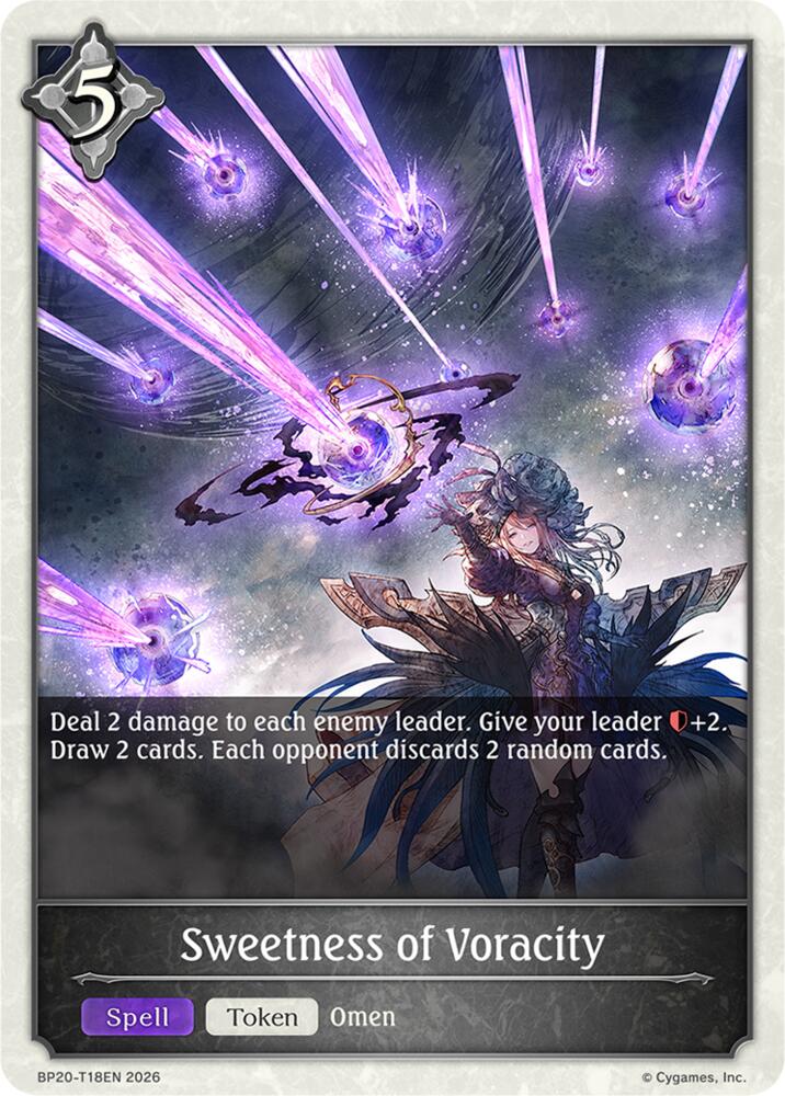 Ravenous Sweetness (BP20: Omens and Heirs) — Shadowverse: Evolve card