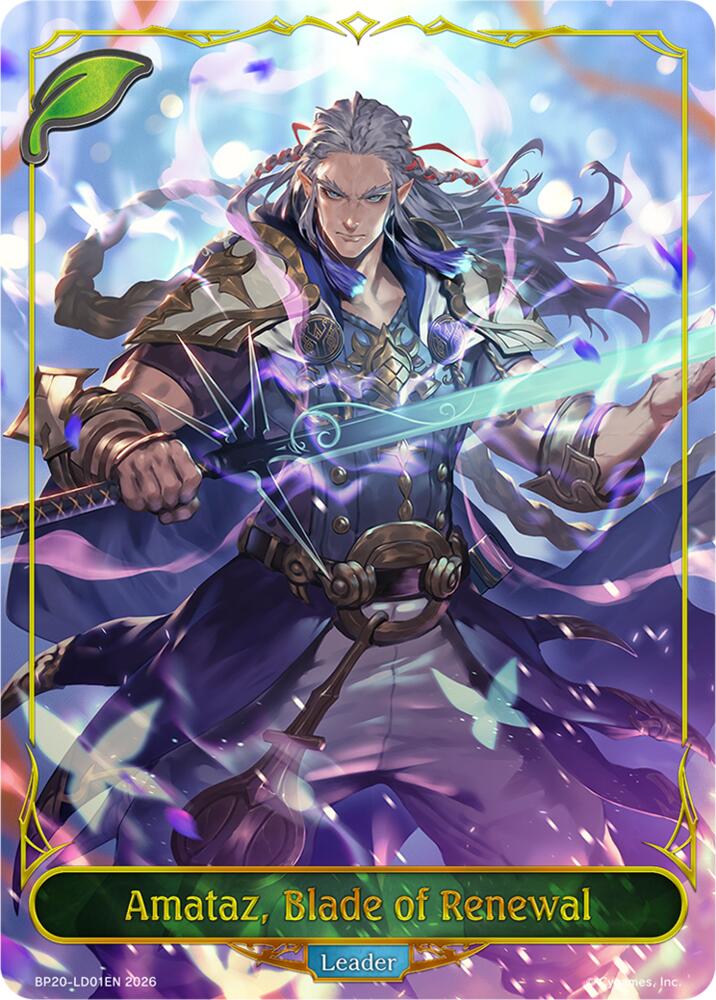 Amataz, Blade of Renewal (BP20: Omens and Heirs) — Shadowverse: Evolve card