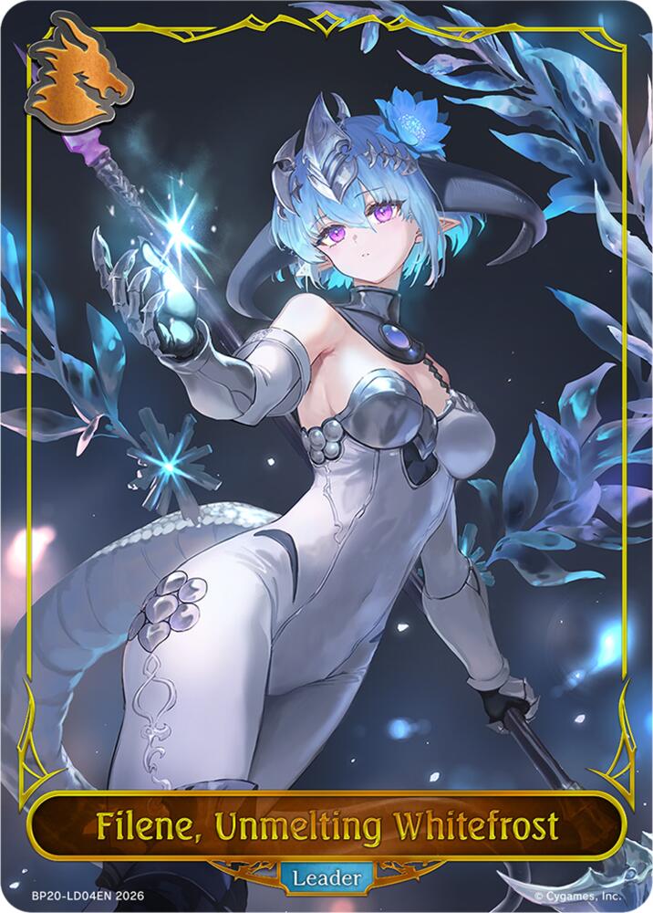 Filene, Unmelting Whitefrost (BP20: Omens and Heirs) — Shadowverse: Evolve card