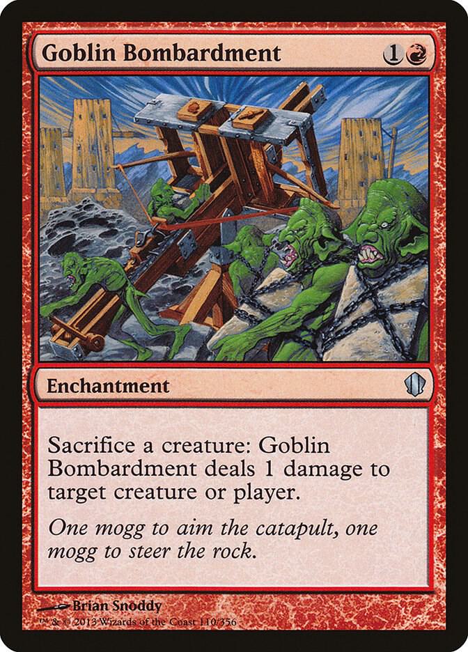 Goblin Bombardment 110 card