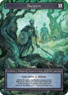 Skeleton (Team Covenant Promo) — Gothic card