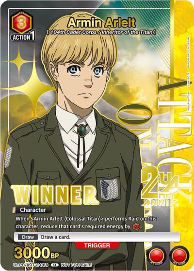 Armin Arlelt (068) (Winner) Union Arena Promotion Cards card price