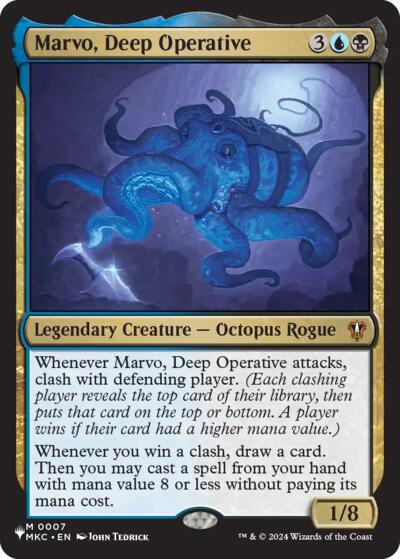 Marvo, Deep Operative (The List) from LIST #MKC-7, Magic: The Gathering card