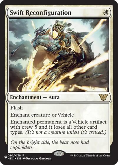 Swift Reconfiguration (The List) from LIST #NEC-10, Magic: The Gathering card