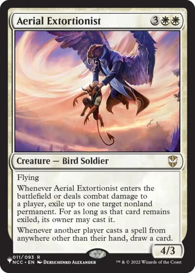 Aerial Extortionist (The List) from LIST #NCC-11, Magic: The Gathering card