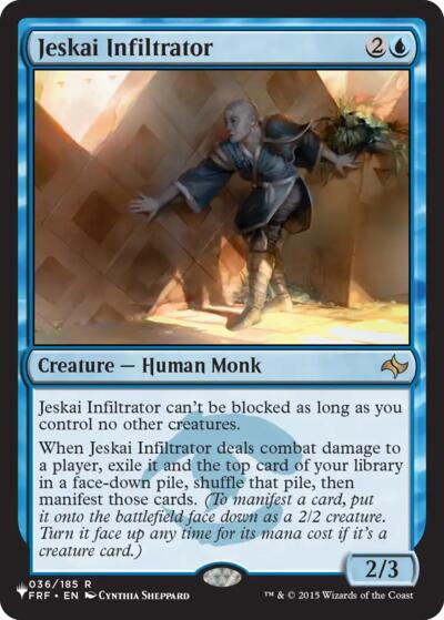Jeskai Infiltrator (The List) PLST FRF-36 Magic card