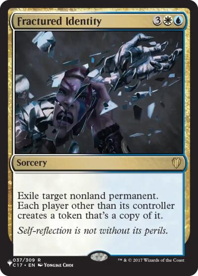 Fractured Identity (The List) from LIST #C17-37, Magic: The Gathering card
