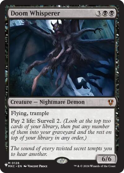 Doom Whisperer (The List) PLST MKC-128 Magic card