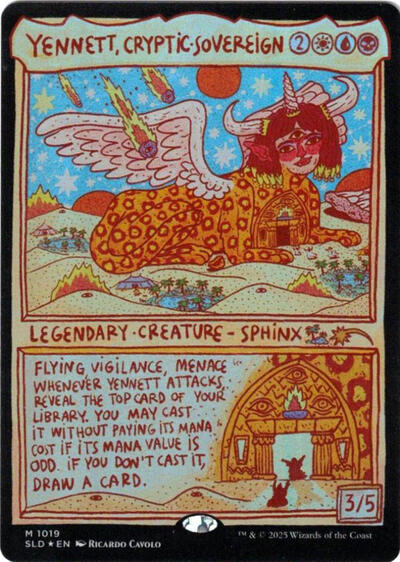 Yennett, Cryptic Sovereign (Display Commander · Secret Lair) SLD 1019 Magic card