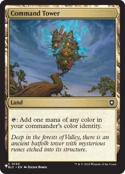 Command Tower (The List, from BLC) from LIST #BLC-130, Magic: The Gathering card