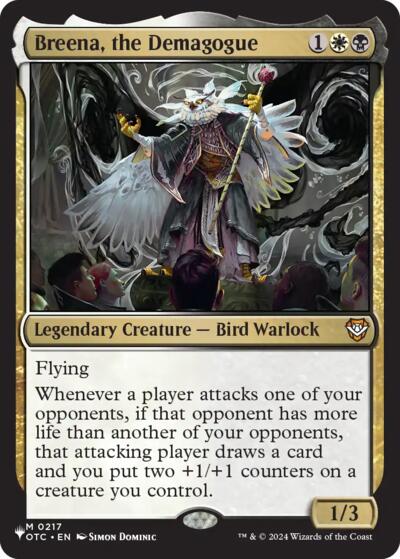 Breena, the Demagogue (The List) from PLST #OTC-217, Magic: The Gathering card