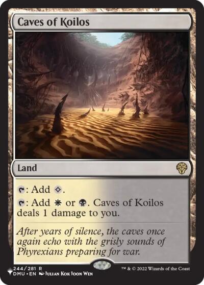 Caves of Koilos (The List) PLST DMU-244 Magic card