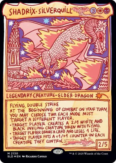 Shadrix Silverquill (Secret Lair) SLD 2130 Magic card