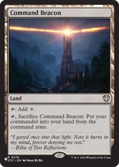 Command Beacon (The List, from OTC) from LIST #OTC-279, Magic: The Gathering card