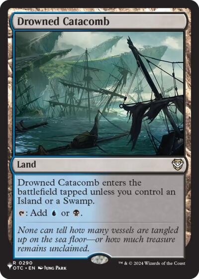 Drowned Catacomb (The List) PLST OTC-290 Magic card