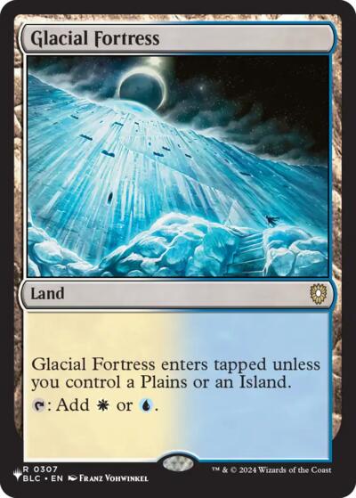Glacial Fortress (The List) PLST BLC-307 Magic card