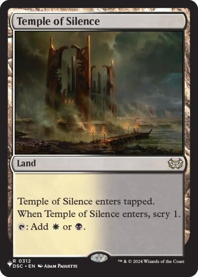 Temple of Silence (The List) PLST DSC-312 Magic card