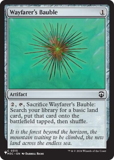 Wayfarer's Bauble (The List, from M3C) from LIST #M3C-315, Magic: The Gathering card