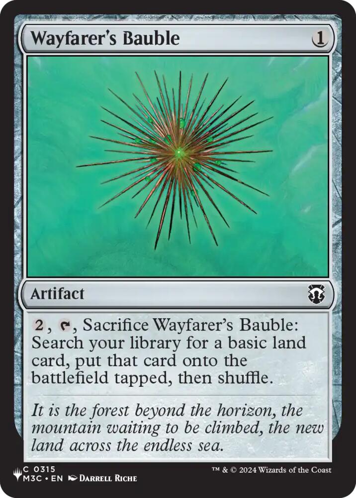 Wayfarer's Bauble (The List, from M3C) from The List Reprints (LIST) #M3C-315, Magic: The Gathering card