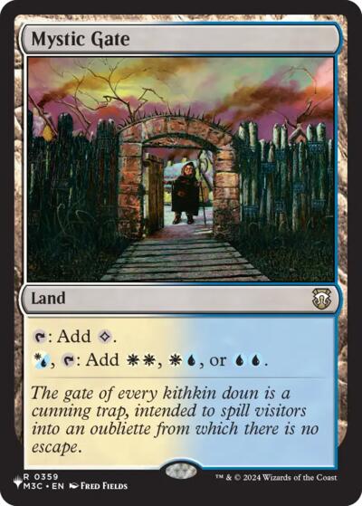 Mystic Gate (The List) from LIST #M3C-359, Magic: The Gathering card