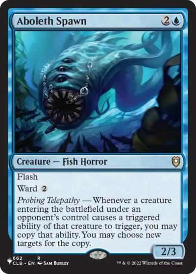 Aboleth Spawn (The List) from PLST #CLB-662, Magic: The Gathering card