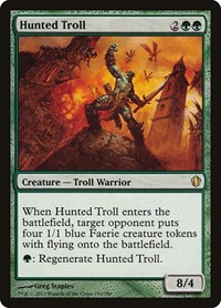 Hunted Troll - Commander 2013 - Magic: The Gathering card