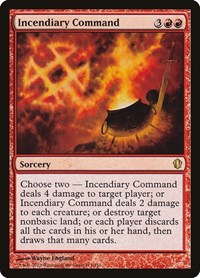 Incendiary Command - Commander 2013 - Magic: The Gathering card