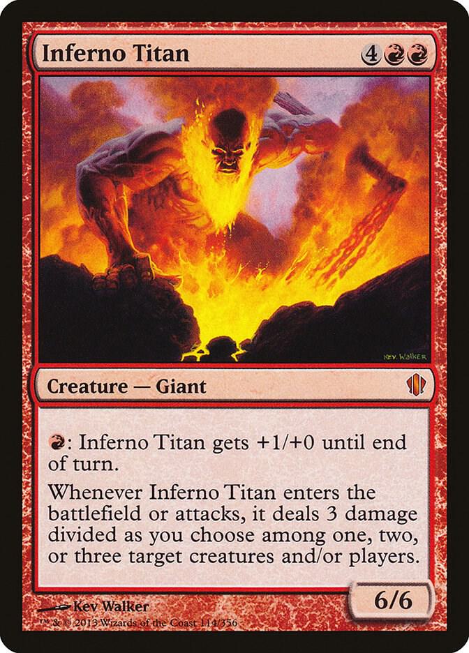 Inferno Titan - Commander 2013 - Magic: The Gathering Inferno Titan - Commander 2013 - Magic: The Gathering