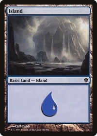 Island (342) - Commander 2013 - Magic: The Gathering card
