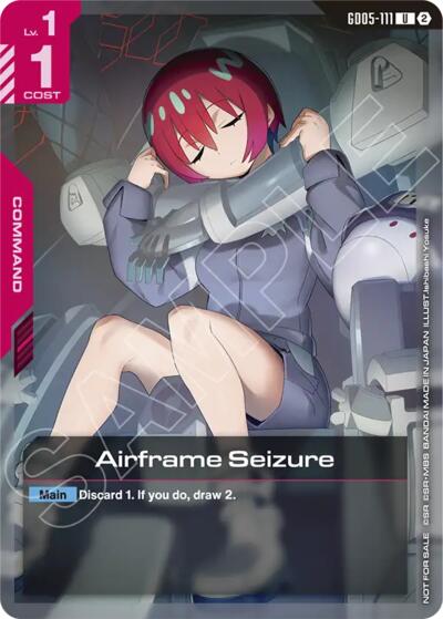 Airframe Seizure (Store Tournament Participation Pack 06) #GD05-111 (Gundam Promotional Cards)