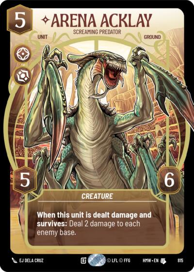 Arena Acklay - Screaming Predator (Prestige)