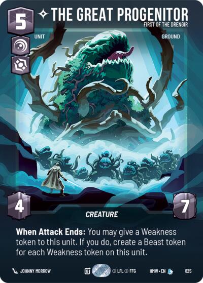 The Great Progenitor - First of the Drengir (Prestige) Homeworlds card price