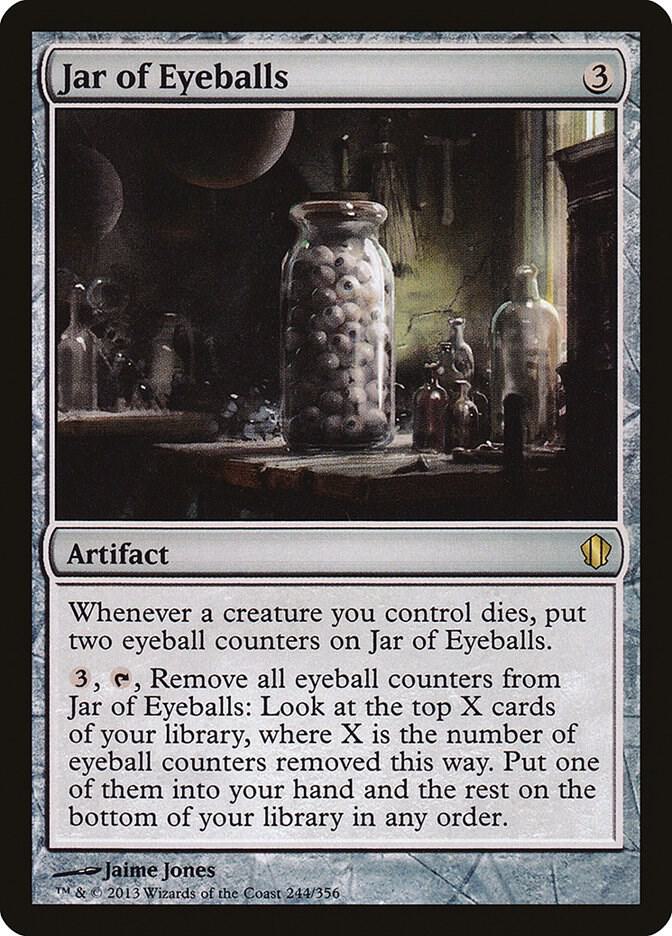 Jar of Eyeballs 244 card