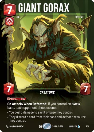 Giant Gorax (Prestige) Homeworlds card price