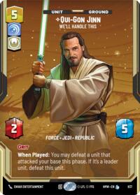 Qui-Gon Jinn - We'll Handle This (Prestige)