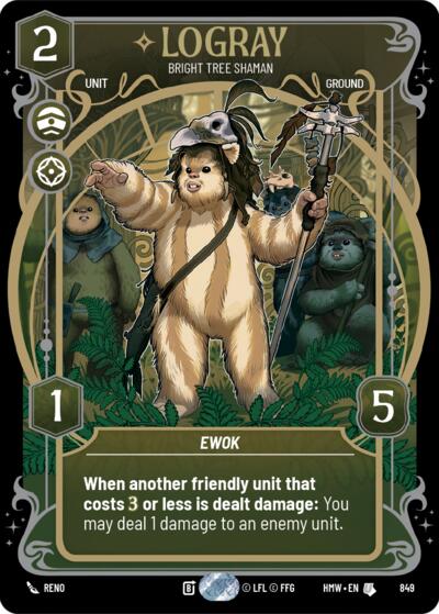 Logray - Bright Tree Shaman (Prestige Foil) #849 (Homeworlds)