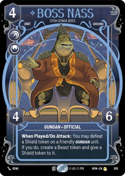 Boss Nass - Otoh Gunga Boss (Prestige Foil) card