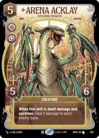 Arena Acklay - Screaming Predator (Prestige Foil)