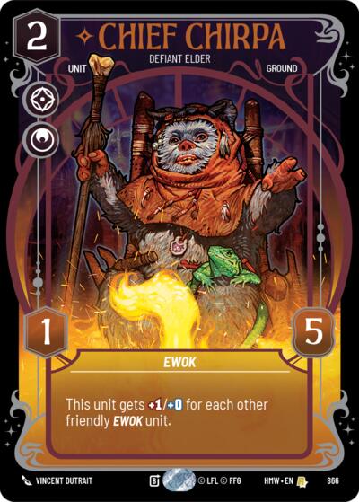 Chief Chirpa - Defiant Elder (Prestige Foil) card