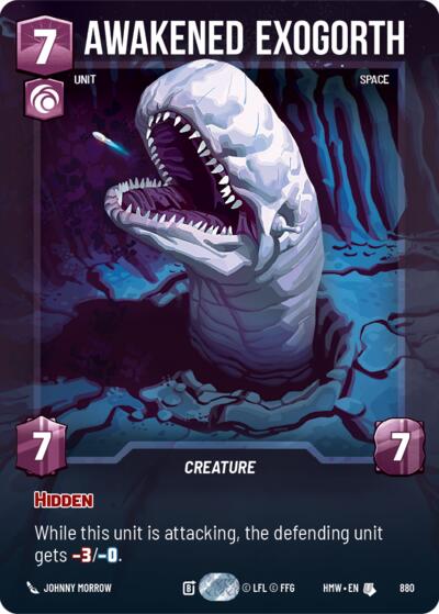Awakened Exogorth (Prestige Foil) Homeworlds card price