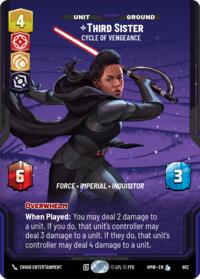 Third Sister - Cycle of Vengeance (Prestige Foil)