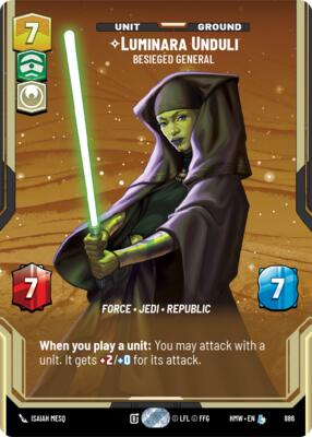 Luminara Unduli - Besieged General (Prestige Foil)