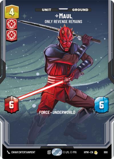 Maul - Only Revenge Remains (Prestige Foil) card