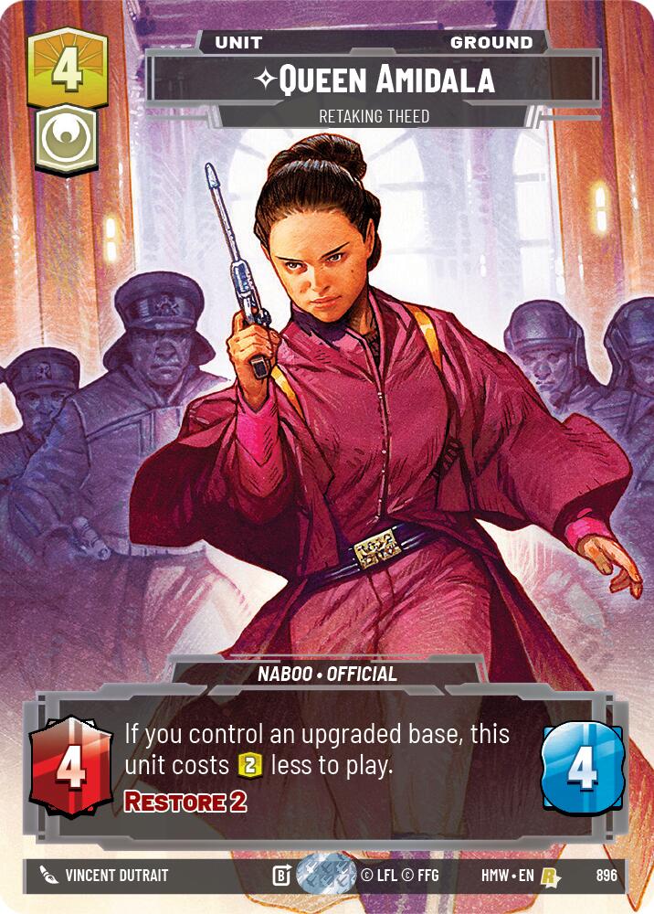 Queen Amidala - Retaking Theed (Prestige Foil) - Homeworlds - Star